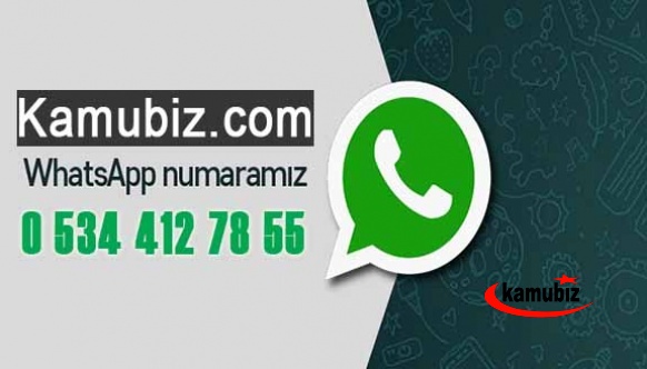 Kamubiz com Whatsapp Grubuna abone olabilirsiniz. Bunun için tek yapmanız gereken, 0534 412 78 55 nolu telefon numaramıza ulaşmak..