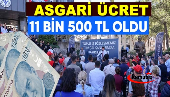 CHP'li belediye de asgari ücret 11 bin 500 TL oldu!