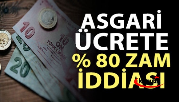 Ekonomi yazarı duyurdu: Asgari ücrete yüzde 80 zam...