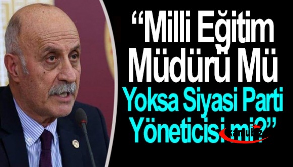 CHP Milletvekili Ali Keven: “Milli Eğitim Müdürü mü, yoksa siyasi parti yöneticisi mi?”