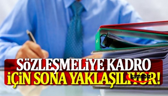TRT Haber açıkladı! Sözleşmeliye kadro düzenlemesinde sona yaklaşılıyor