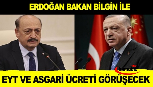 Cumhurbaşkanı Erdoğan, Çalışma Bakanı ile EYT ve asgari ücreti görüşecek