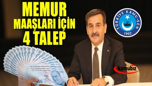 Önder Kahveci'den memur maaşları için 4 önemli talep! Ek zam, vergi oranı, enflasyon farkı ve refah payı..