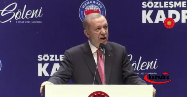 Cumhurbaşkanı Erdoğan zam oranını 'kadro şöleni'nde açıkladı