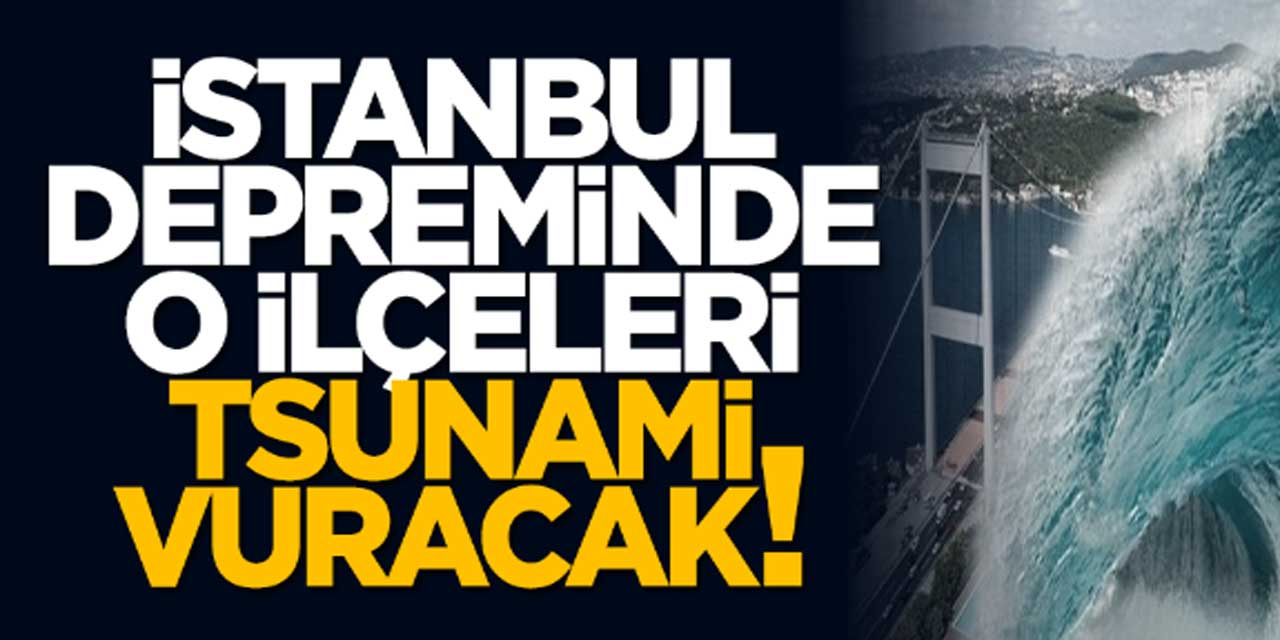 Büyük İstanbul depreminde Tsunami uyarısı: İşte riski 13 ilçe...