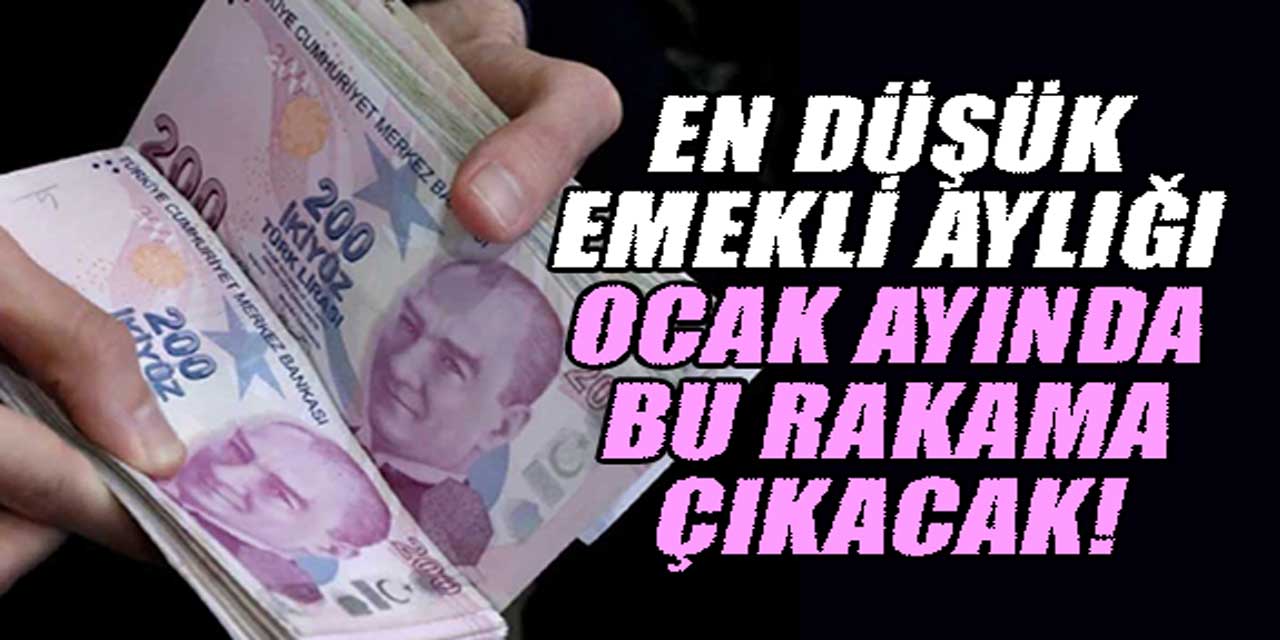 Ocak Ayında En Düşük Emekli Aylığı Bu Seviyeye Yükselecek!