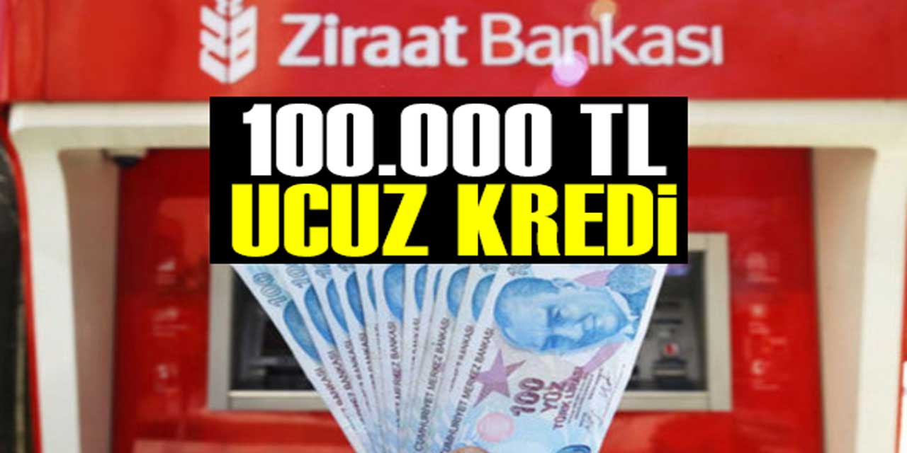 Ziraat Bankası 100.000 TL Kredi Faiz Oranı ve Geri Ödeme Detayları Açıklandı