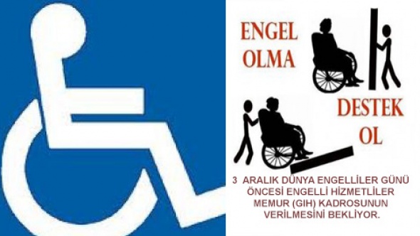 Engelli yardımcı hizmetler sınıfında çalışan personelin memur kadrosuna geçme talebi