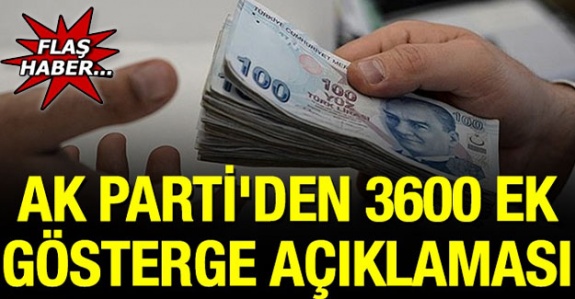 AK Parti'den 3600 ek göstergeyi vereceğiz açıklaması