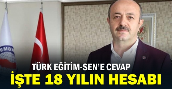 Memur-Sen İl Başkanı Talat Yavuz'dan Türk Eğitim-Sen'e Cevap!