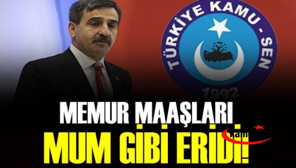 Önder Kahveci: Memur maaşları her ay mum gibi erimekte!