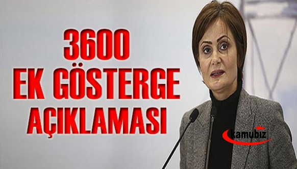 Canan Kaftancıoğlu'ndan '3600 ek gösterge' açıklaması