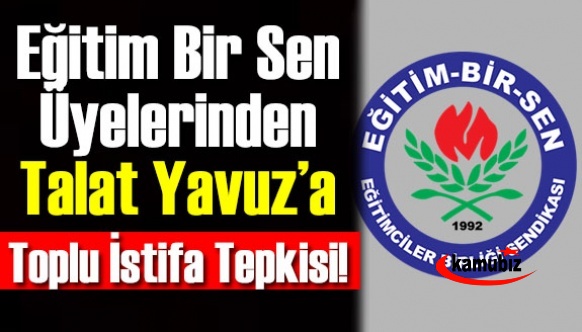 Eğitim Bir Sen İstanbul'da Talat Yavuz'a karşı toplu istifa tepkisi!