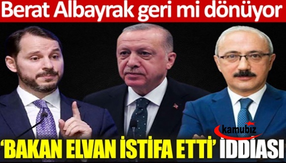 Bakan Lütfi Elvan’ın istifa etti ve Berat Albayrak yeniden gündemde iddiası