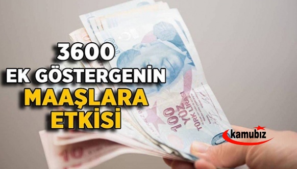 TRT 3600 ek göstergenin memur maaşına etkisini açıkladı
