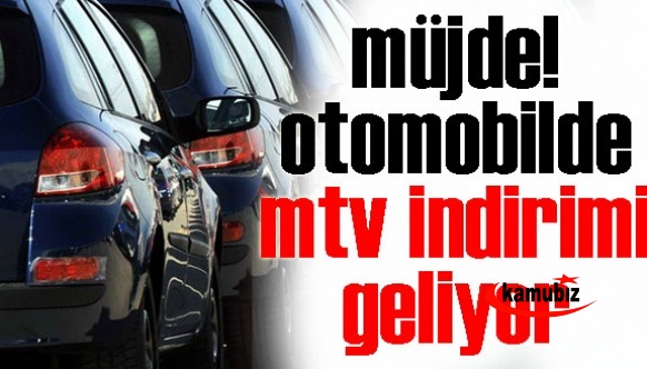 Otomobilde MTV Motorlu Taşıtlar Vergisi'nde indirim geliyor