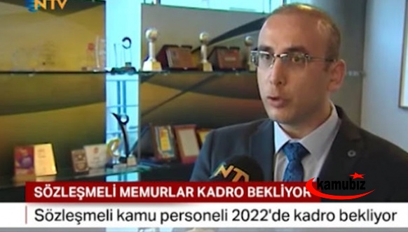 Kamuda süresiz sözleşmeli personel 2022 de kadro bekliyor -VİDEO