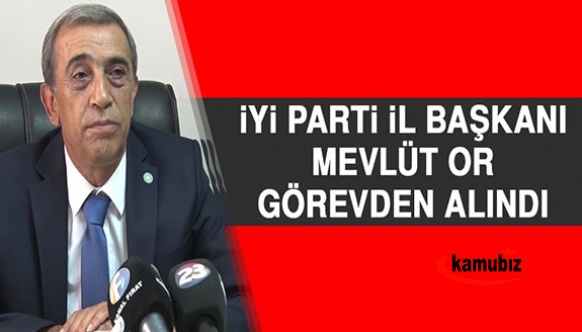 İYİ Parti İl Başkanlığı feshedildi! Yeni başkan eski MHP il başkanı oldu!