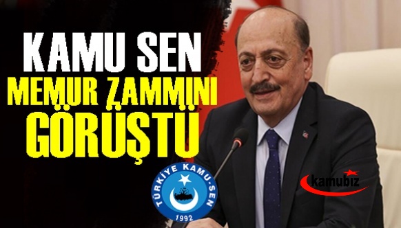 Türkiye Kamu-Sen'den Çalışma Bakanına ziyaret! Ek zam, refah payı, 3600 ek gösterge, vergi muafiyeti