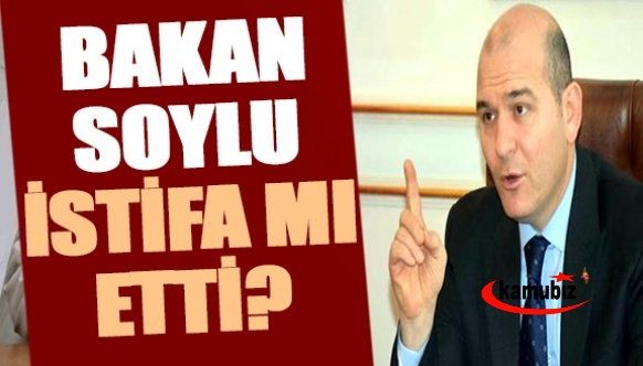 Süleyman Soylu istifa mı etti? Ünlü isimden bomba iddia!