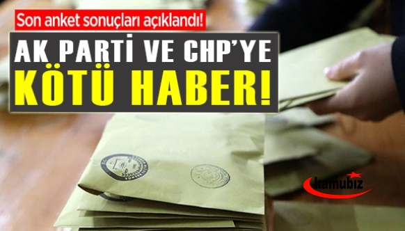 Aksoy Araştırmadan son seçim anketi! CHP ve AK partiye kötü haber