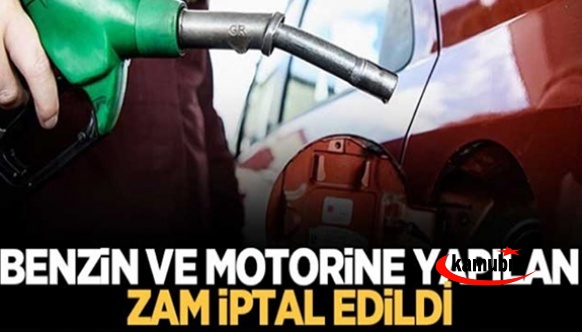 EPGİS açıkladı! Benzin ve motorine yapılan dev zam iptal edildi!