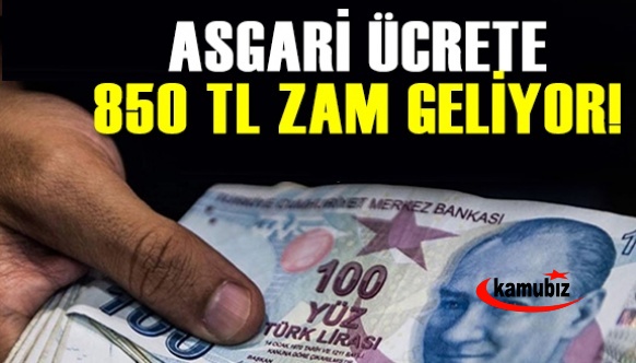 Türkiye Gazetesi açıkladı! Asgari ücrete 850 TL zam geliyor! Tarih verildi..