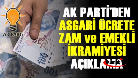 AK Parti'den asgari ücrete ve emekli ikramiyesine zam açıklaması!