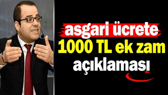 Özgür Demirtaş: Asgari ücrete 1000 TL ek zam yapılacak, fakat ..
