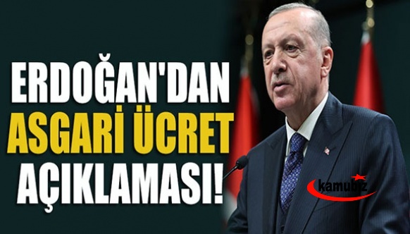 Cumhurbaşkanı Erdoğan'dan asgari ücrete yeni zam sinyali