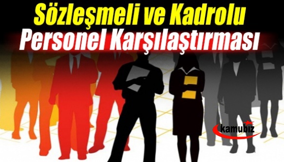 Yenişafak Gazetesi sözleşmeli ve kadrolu personel haklarını karşılaştırdı