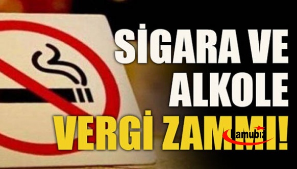 Sigara ve alkole vergi zammı Resmi Gazete'de yayımlandı!