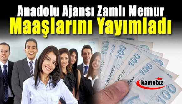 Anadolu Ajansı unvanlara göre zamlı Temmuz 2022 memur maaşlarını yayımladı