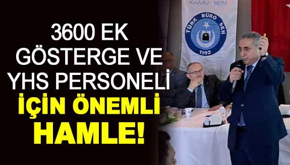 Türk Büro Sen'den 3600 ek gösterge, Yardımcı Hizmetler Sınıfı için önemli adım